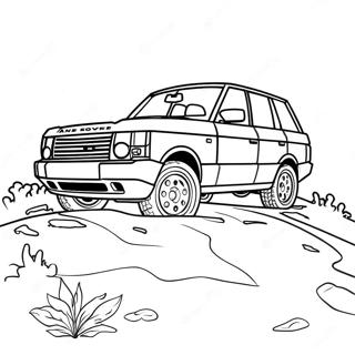 Range Rover Coloring Pages