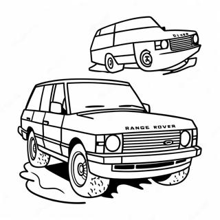 Range Rover Coloring Page 34003-26879