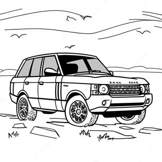 Range Rover Coloring Page 34003-26880