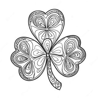 Shamrock Coloring Page 3400-2703