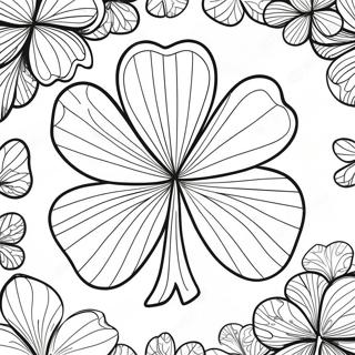 Shamrock Coloring Page 3400-2704