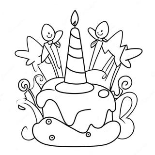 Happy Birthday Uncle Coloring Pages