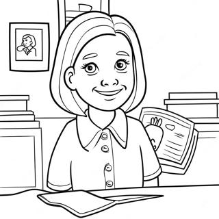 Martha Speaks Coloring Page 34023-26903