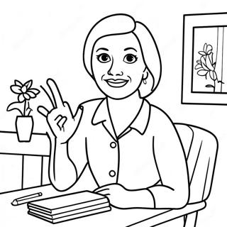 Martha Speaks Coloring Page 34023-26904