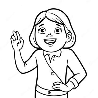 Adventurous Martha Speaks Coloring Page 34024-26909