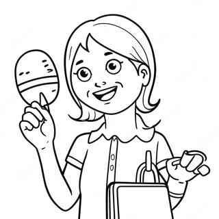 Adventurous Martha Speaks Coloring Page 34024-26910