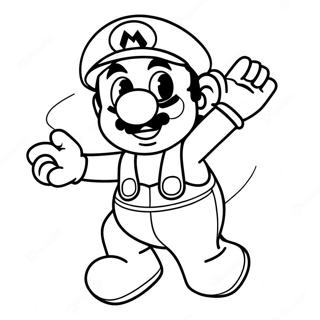 Página Para Colorir Do Mario Em Fantasia Hilária Smg4 34034-26923