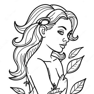 Poison Ivy Coloring Pages