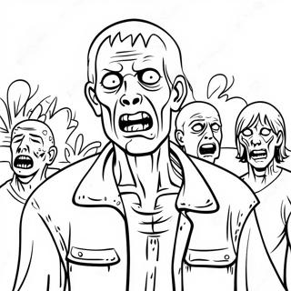 Walking Dead Coloring Pages