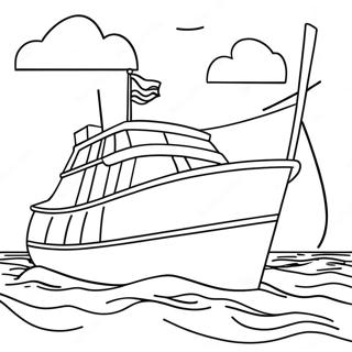 Boat Coloring Page 340-284