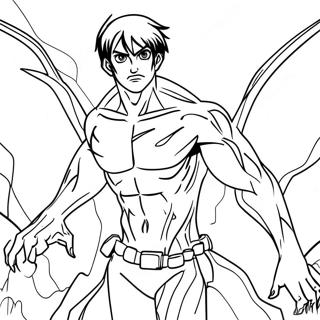 Attack On Titan Eren Titan Coloring Pages