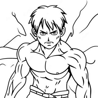 Eren Titan Transformation Coloring Page 34103-26962