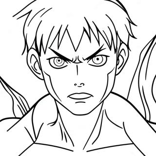 Eren Titan Transformation Coloring Page 34103-26964