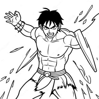 Eren Titan In Battle Coloring Page 34104-26977