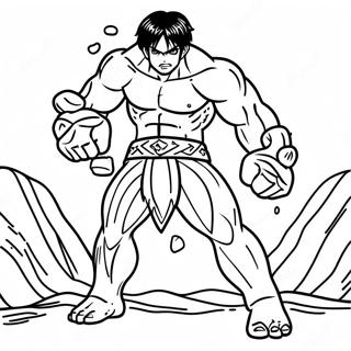 Eren Titan In Battle Coloring Page 34104-26978