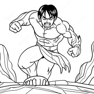 Eren Titan In Battle Coloring Page 34104-26980