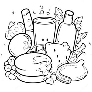 Food And Drink Coloring Page 34113-26969