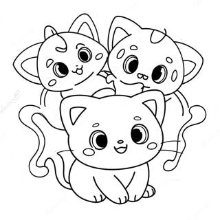 Schattige Mew Mew Personages Kleurplaat 34134-27003