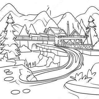 Great Wolf Lodge Water Park Coloring Page 34154-27010