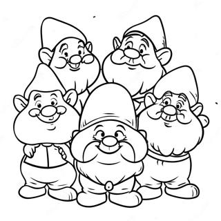 7 Dwarfs Coloring Pages