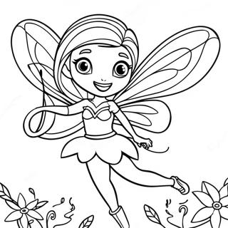 Bloom Winx Club Coloring Pages