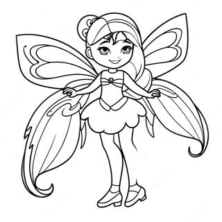 Página Para Colorear De Bloom Del Club Winx 34183-27035