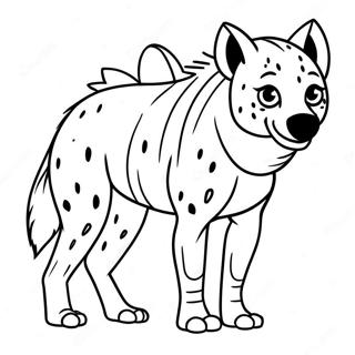 Hyena Coloring Page 34193-27025