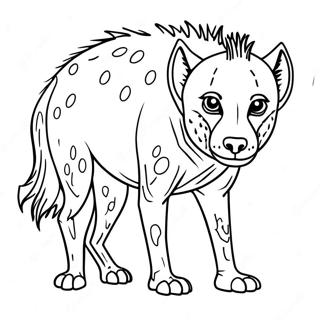 Hyena Coloring Page 34193-27026