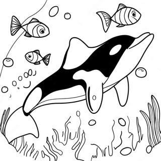 Orca Coloring Pages