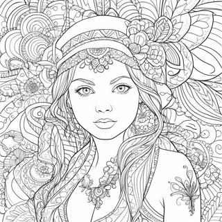 Tracing For Adults Coloring Pages