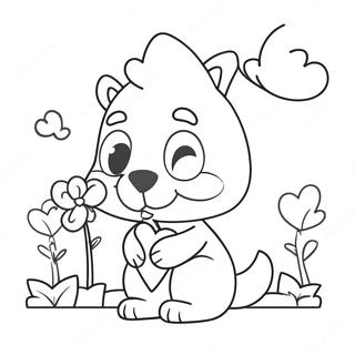 Bluey Valentine S Day Coloring Page 34323-27142