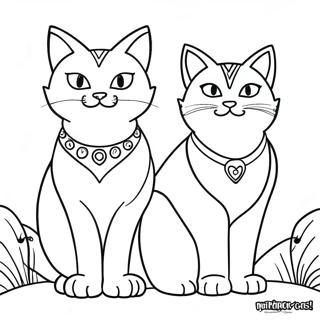 Brave Mates Warrior Cats Coloring Page 34354-27156