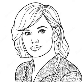 Realistic Celebrity Coloring Pages