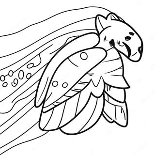 Kenya Flag Coloring Page 34373-27200