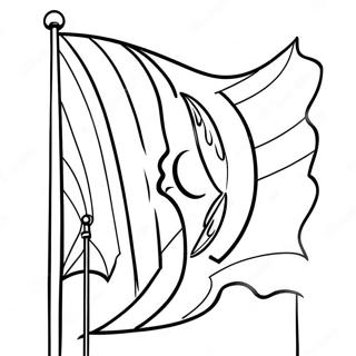 Colorful Kenya Flag Coloring Page 34374-27181