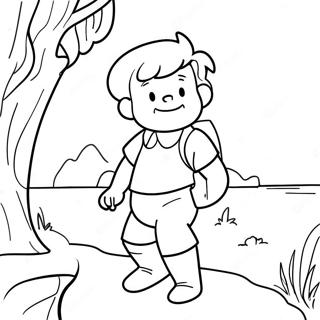 Adventurous Christopher Robin Coloring Page 34384-27190