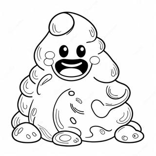 Poop Coloring Pages