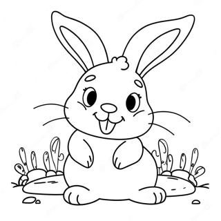 Bunzo Bunny Coloring Page 34413-27212