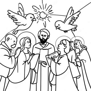 Pentecost Coloring Page 34453-27278