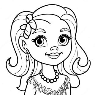 Frankie Monster High Coloring Pages