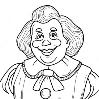 Ronald Mcdonald Coloring Pages