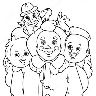 Página Para Colorir De Ronald Mcdonald Feliz Com Amigos 34514-27314