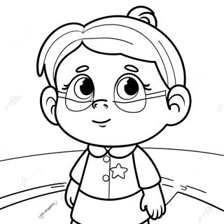 Little Einsteins Annie Coloring Pages