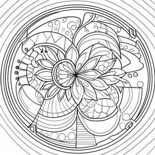 Page À Colorier De Spiroglyphes 34573-27339