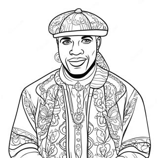 Black Man Coloring Page 34583-27345