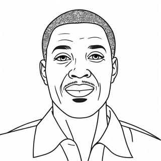 Black Man Coloring Page 34583-27346