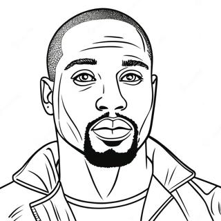 Black Man Coloring Page 34583-27347