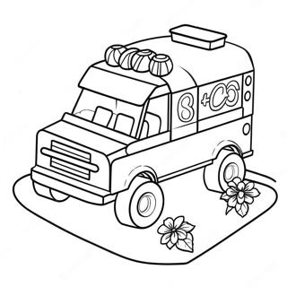 Lego Friends Coloring Page 3460-2770