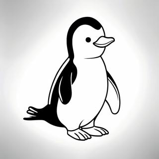 Pingu Boyama Sayfaları