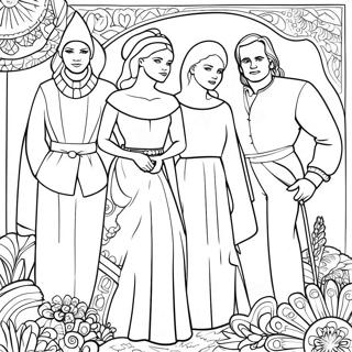 Mystical Hidden Figures Coloring Page 34624-27390